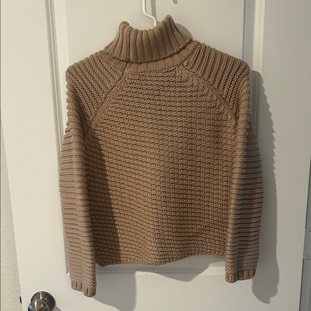 Mason Chunky Taupe Turtleneck Sweater